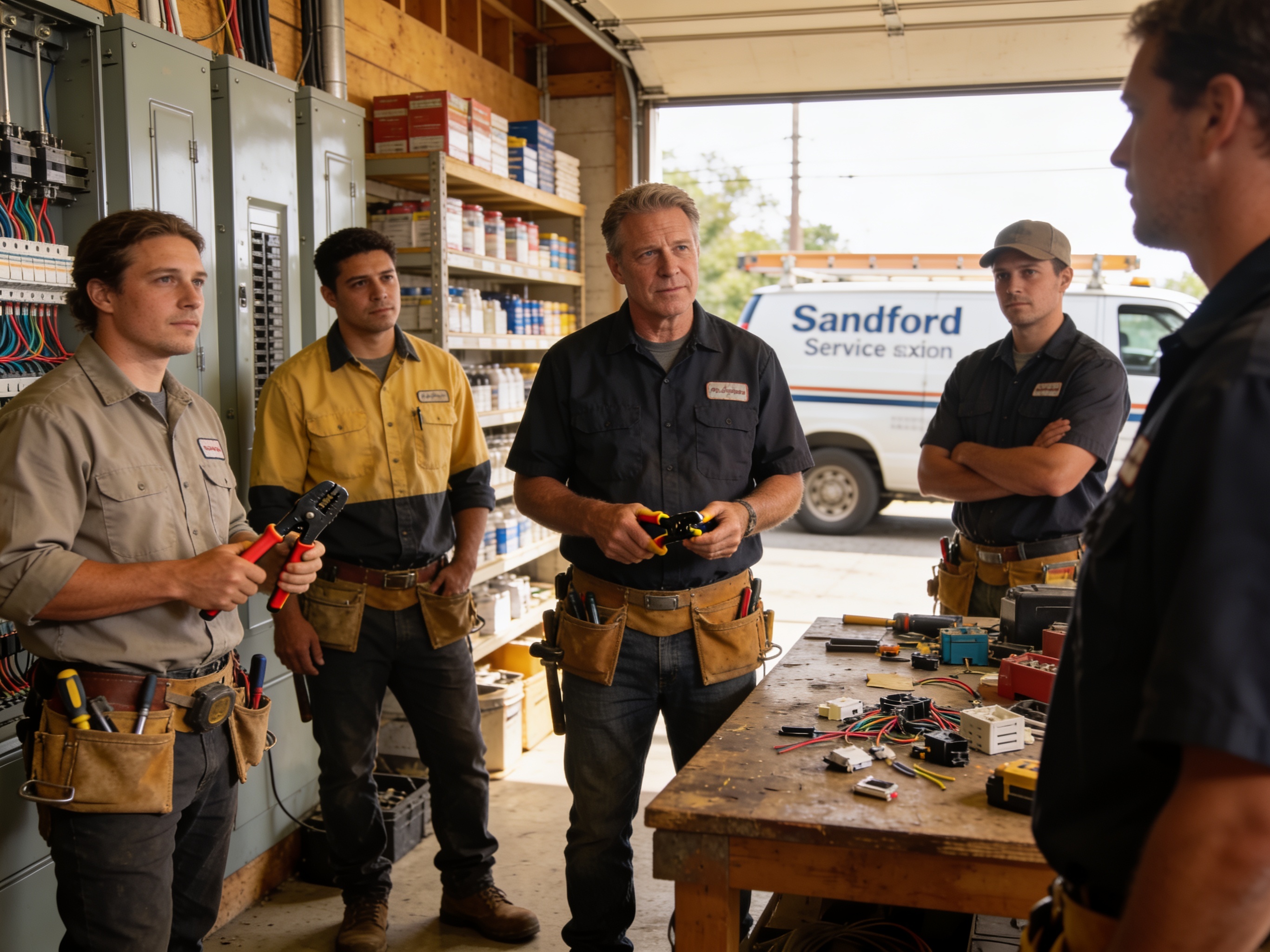 The Electrician Sanford Fl team
